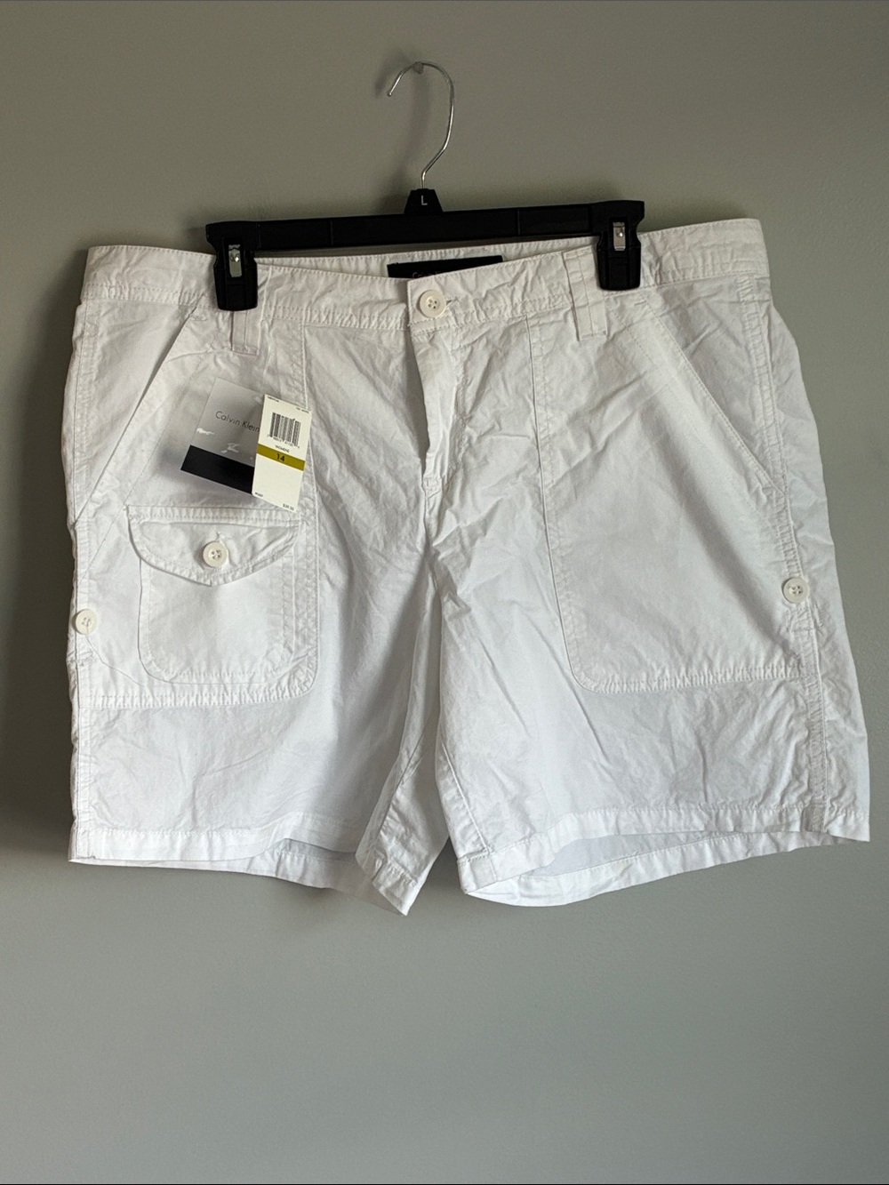 Calvin Klein White Women's Cargo Shorts